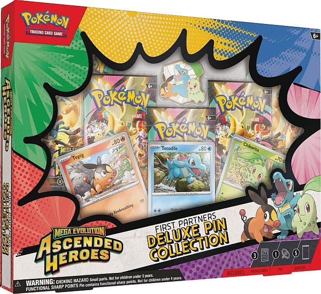 Pokemon ME02.5 First Partners Deluxe Pin Collection