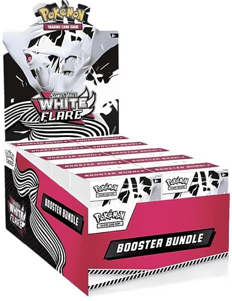 Pokemon SV10.5 White Flare Booster Bundle Display
