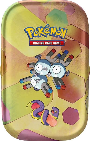 Pokemon Tin Kasse - 2023 Fall Scarlet & Violet: 151 Mini Tin: Magneton (2 Boosters & MÃ¸nt)