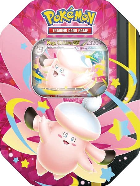 Pokemon Mega Clefable ex Tin (2026 Mega Moonlit Tin)