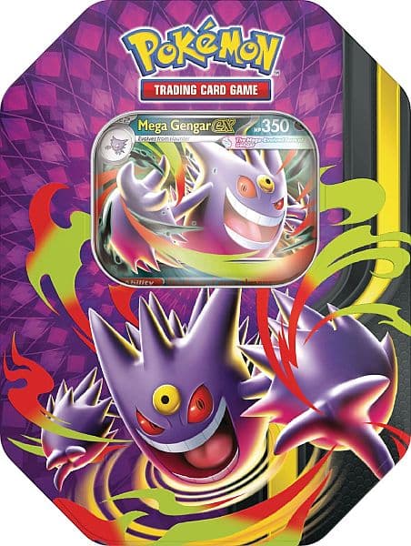 Pokemon Mega Gengar ex Tin (2026 Mega Moonlit Tin)