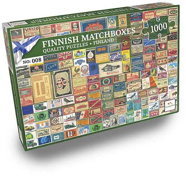 Puslespil - Finnish Matchboxes (1000 pieces)