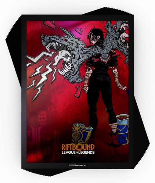 100 Lommer! Riftbound: League of Legends TCG: Set 03: Unleashed #1: Vi, Piltover Enforcer - Deck Protector Art Sleeves