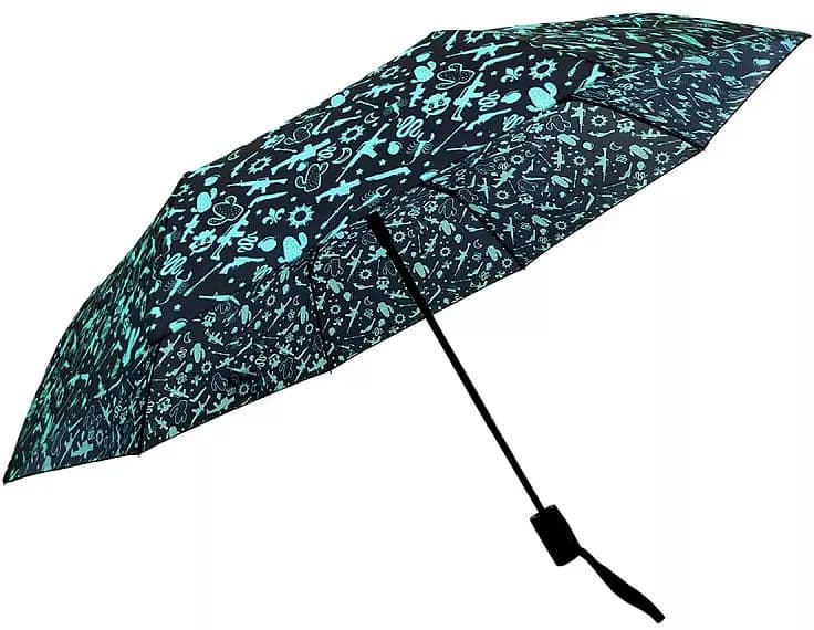Saints Row - Umbrella (Paraply): Pattern - Black