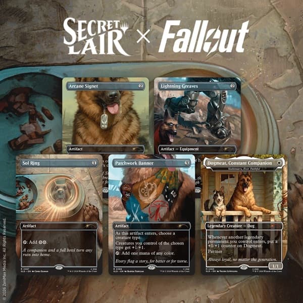 Secret Lair Drop Series (2026): The Rad Superdrop: Secret Lair x Fallout: Greet the Dog (Regular)