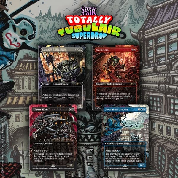 Secret Lair Drop Series (2026): Totally TubuLair Superdrop: Secret Lair x Teenage Mutant Ninja Turtles: Featuring: Kevin Eastman (Colors) (Regular)