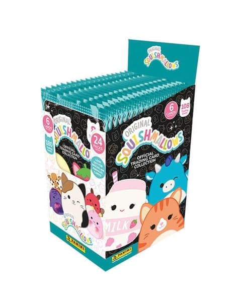 Panini Squishmallows Official Trading Card Collection - Booster Display (Box med 24 Packs)