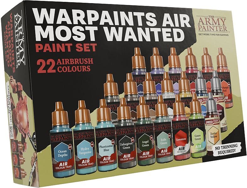 Army Painter -  Warpaints Air Most Wanted Paint Set - AW8004