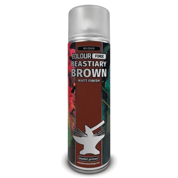 The Colour Forge Spray (Model Primer): Signature Series - Beastiary Brown - 500ml