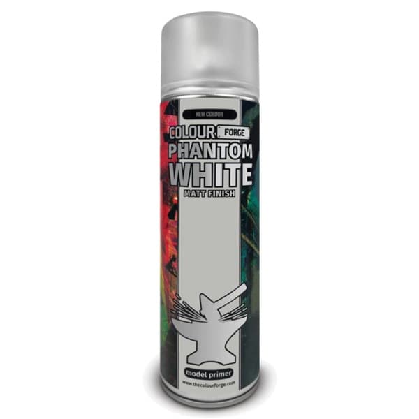 The Colour Forge Spray (Model Primer): Signature Series - Phantom White - 500ml