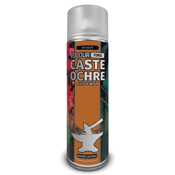 The Colour Forge Spray (Model Primer): Signature Series - Caste Ochre - 500ml