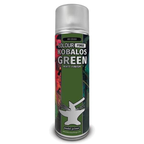 The Colour Forge Spray (Model Primer): Signature Series - Kobalos Green - 500ml