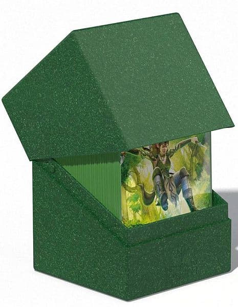 Ultimate Guard: Return To Earth Boulder Deck Case (Deck Box) 100+ Standard Size Green