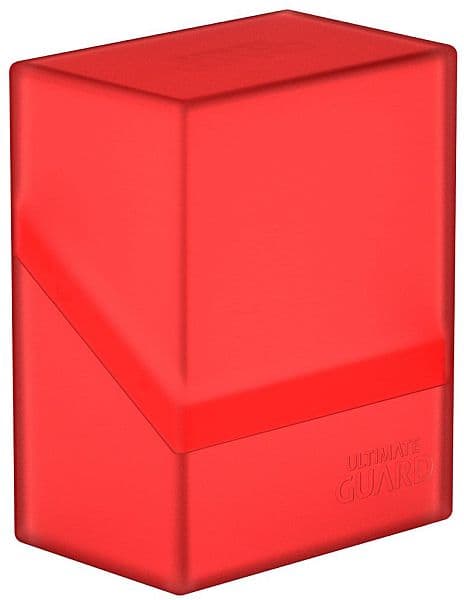 Ultimate Guard Boulder Deck Case (Deck Box) 60+ Standard Size Ruby