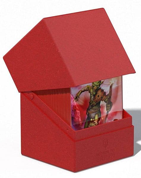 Ultimate Guard: Return To Earth Boulder Deck Case (Deck Box) 100+ Standard Size Red