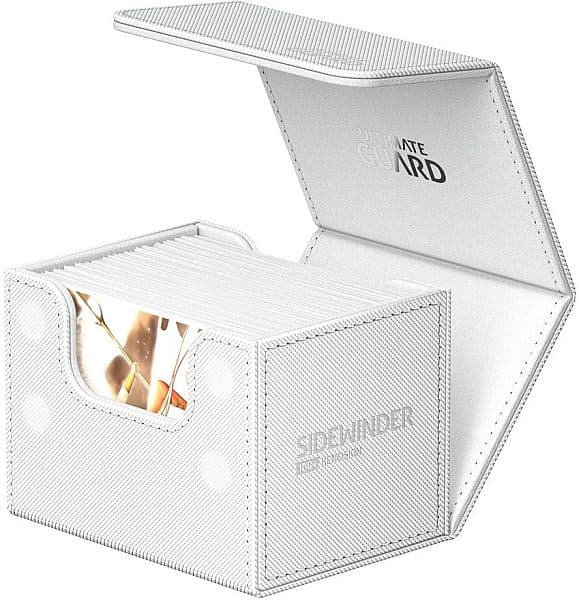 Ultimate Guard SideWinder Deck Case (Deck Box) 100+ Standard Size XenoSkin Monocolor White (Hvid)