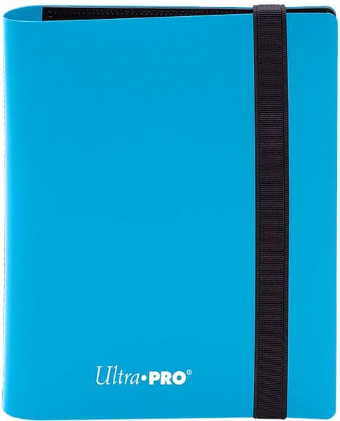 Mappe - Ultra Pro Eclipse 2-Pocket Pro-Binder: Sky Blue (BlÃ¥) - 4x20 (Plads til 80 kort) #15366