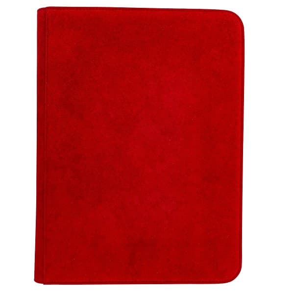 Mappe - Zippered Deluxe 9-Pocket Pro-Binder Vivid: Red - Ultra Pro #15934