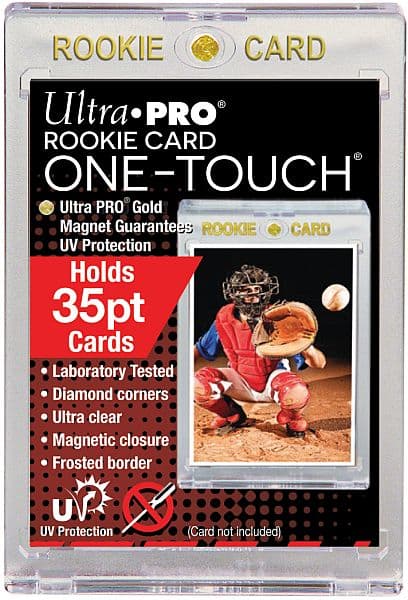 Ultra Pro ONE-TOUCH Magnetic Holder - "Rookie Card" Standard Size (2,5" x 3,5") 35PT UV - Sleeves #85266-UV