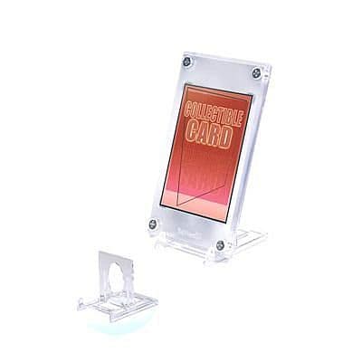 Ultra Pro 2-Piece Card Stand - Plastikholder til Sleeves, Toploaders, etc! #82022 (1 stk)
