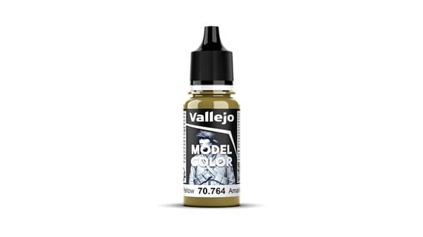 Vallejo Maling - Model Color: Matt (125) - Military Yellow - 18ml