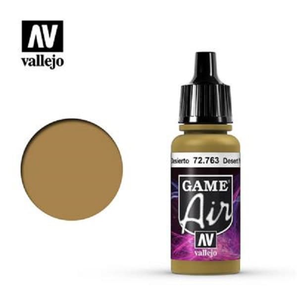 Vallejo Maling - Game Air: Desert yellow - 17ml