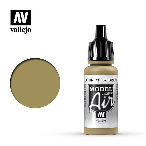 Vallejo Maling - Model Air: Bright Brass - 17ml