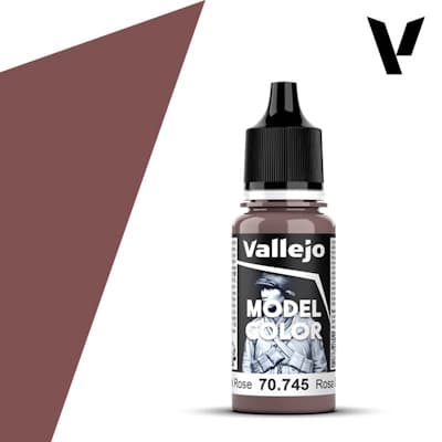 Vallejo Maling - Model Color: Matt (011) - Dark Rose - 18ml