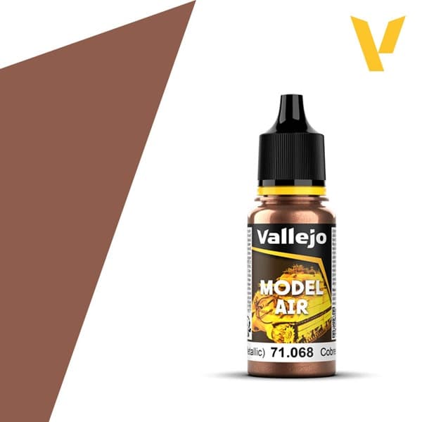 Vallejo Maling - Model Air: Copper (Metallic) - 17ml