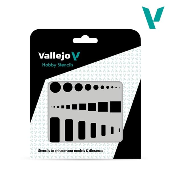 Vallejo - Hobby Stencils: Access Trap Doors 125x125mm