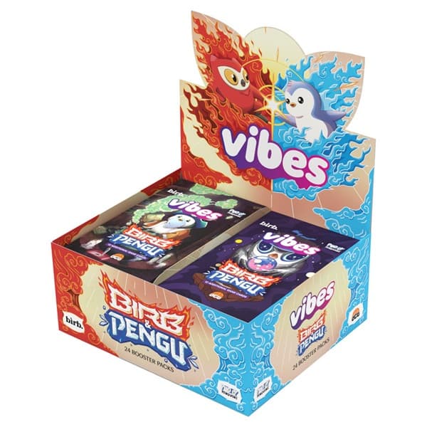 Vibes TCG: Birb & Pengu - Booster Display (Box med 24 Pakker)