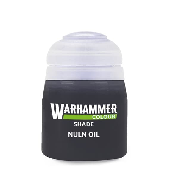 Shade: Nuln Oil - Stor (18ml) - Sort Maling (Badab Black) - 9918995308306