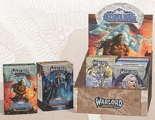 Warlord: Saga of the Storm CCG - Into the Accordlands: Starter Deck Display (6 Decks)