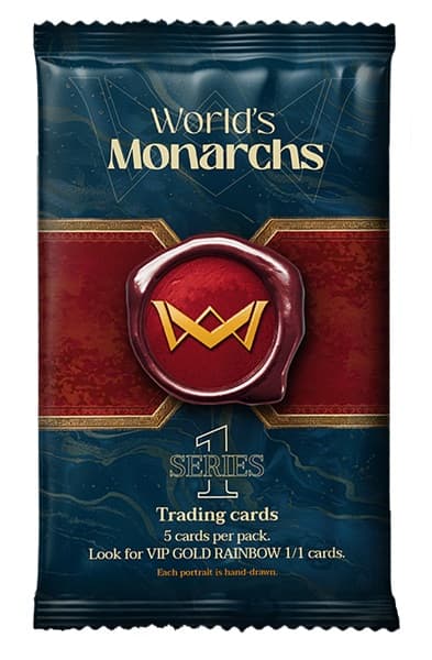 World's Monarchs: Collectible Trading Cards - Series 1 - Booster Pack