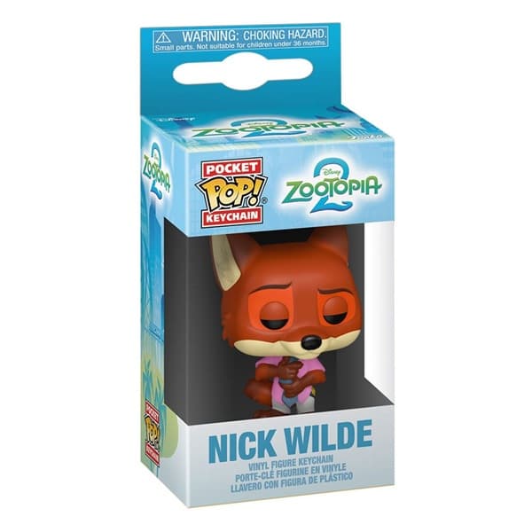 Funko Pocket Pop: Disney - Zootopia 2 - Nick Wilde - Vinyl Keychains 4 cm