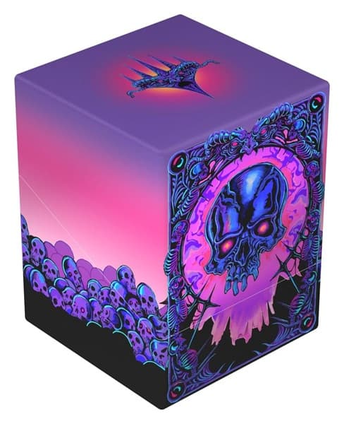 Ultimate Guard Boulder Deck Case (Deck Box) 100+ Standard Size: Magic: The Gathering - Mana Token - Swamp