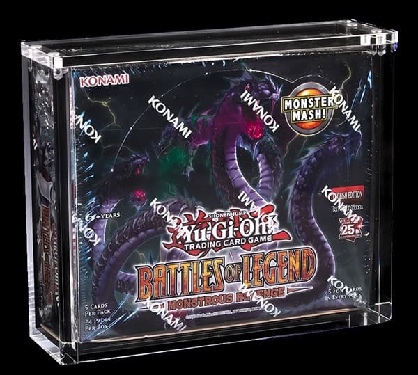 The Acrylic Box - Acrylic Display Case (Akrylkasse) - Yu-Gi-Oh (24ct) - Booster Display