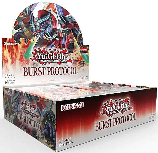 Yu-Gi-Oh! Booster Pakke Burst Protocol Booster Display/Box
