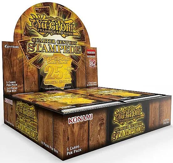 Yu-Gi-Oh! Booster Pakke Quarter Century Stampede Booster Display - Box med 24 Pakker