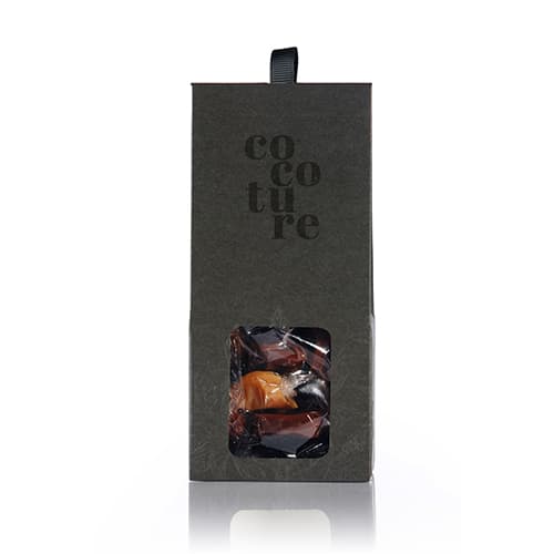 Karamelmix fra Cocoture i sort æske - 90g
