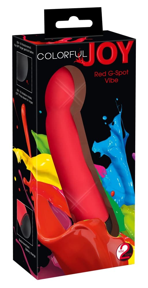 RED G-SPOT VIBE COLORFUL JOY