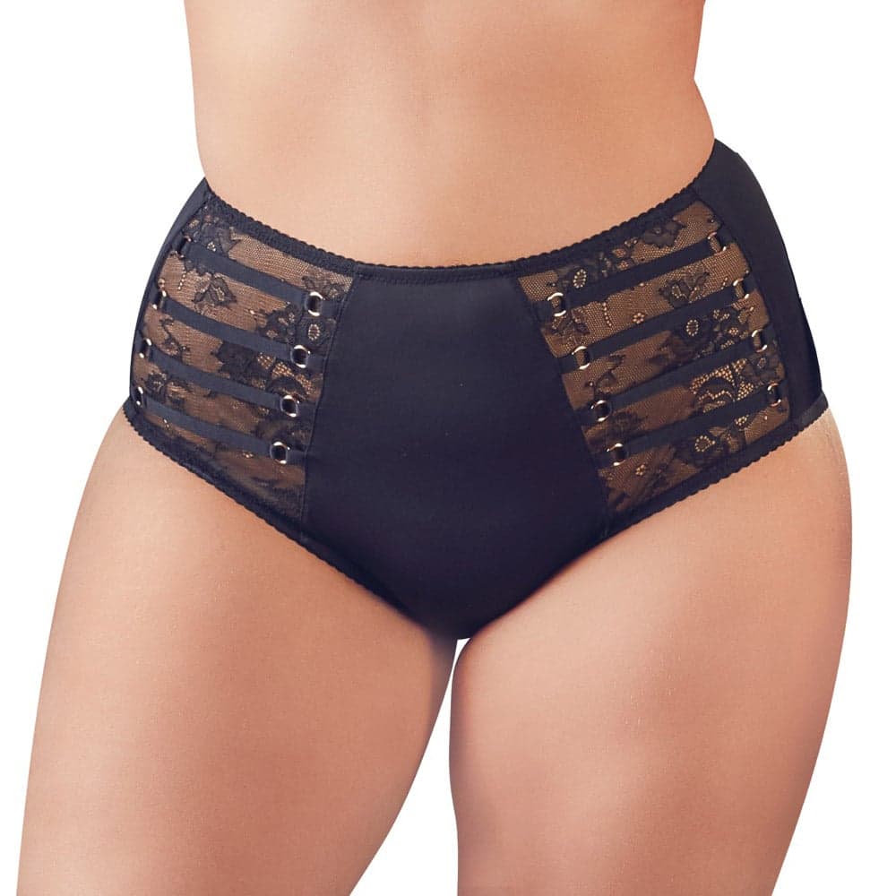 Cottelli Cate Plus Size Trusse Sort - XXXXL
