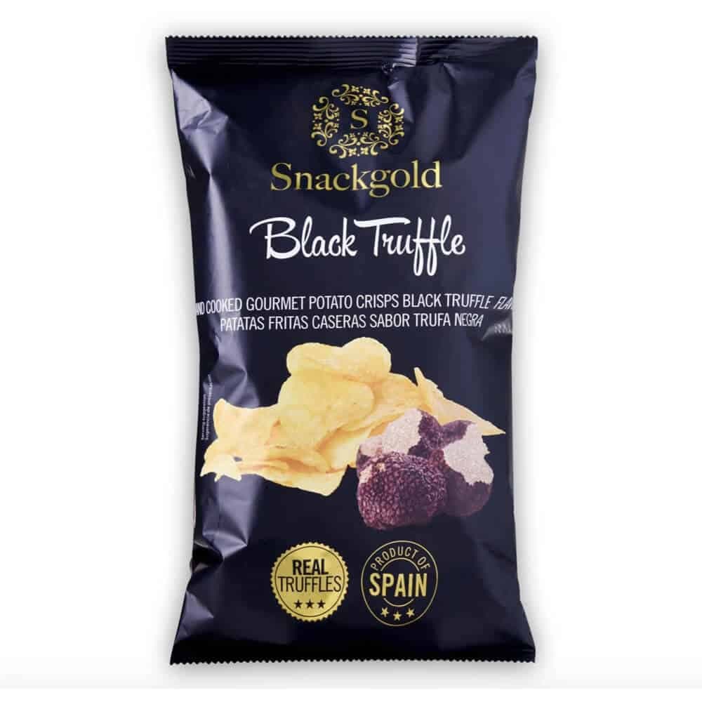 Snackgold, Gourmet chips m. Sort trøffel - 125gr.