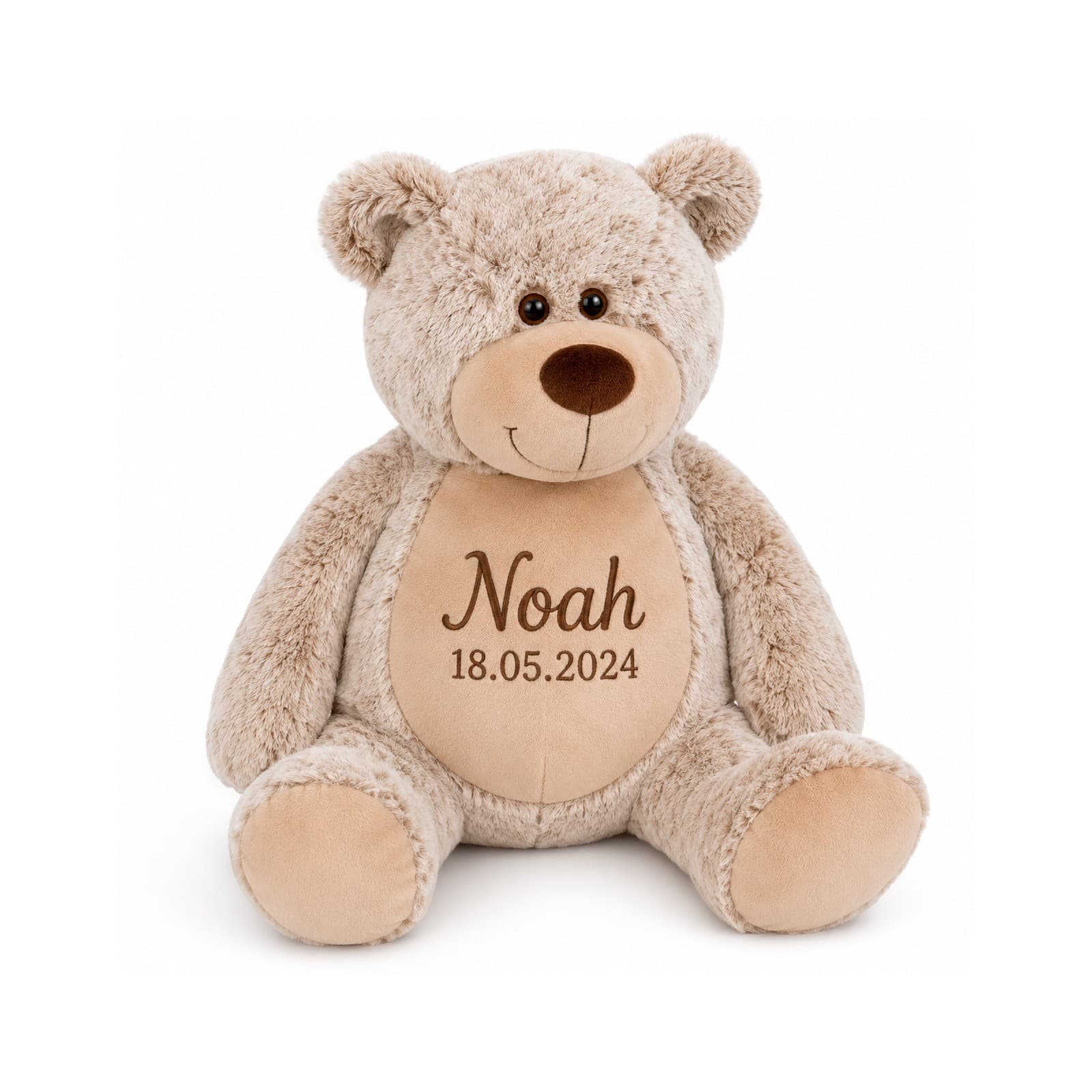 Navnebamse - Benjamin Bjørn - Lys brun - 40 cm