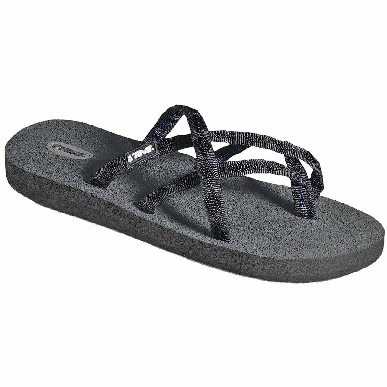 Teva Womens Olowahu (Sort (MIX B ON BLACK) 41)