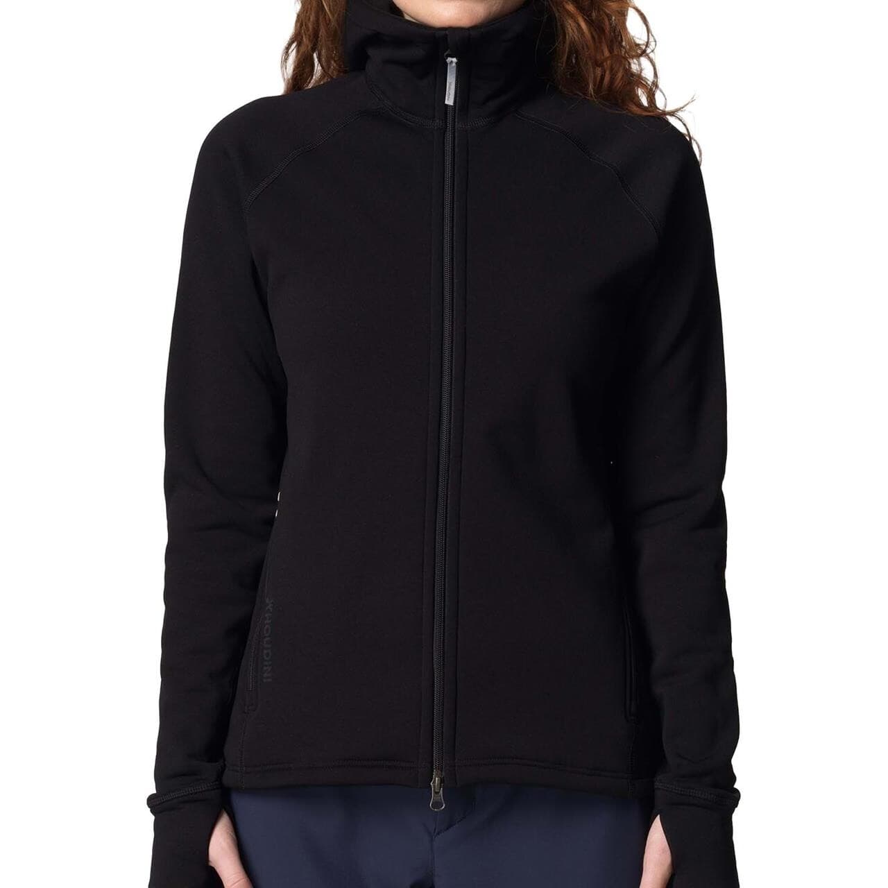 Houdini Womens Power Houdi (Sort (TRUE BLACK/TRUE BLACK) X-small)