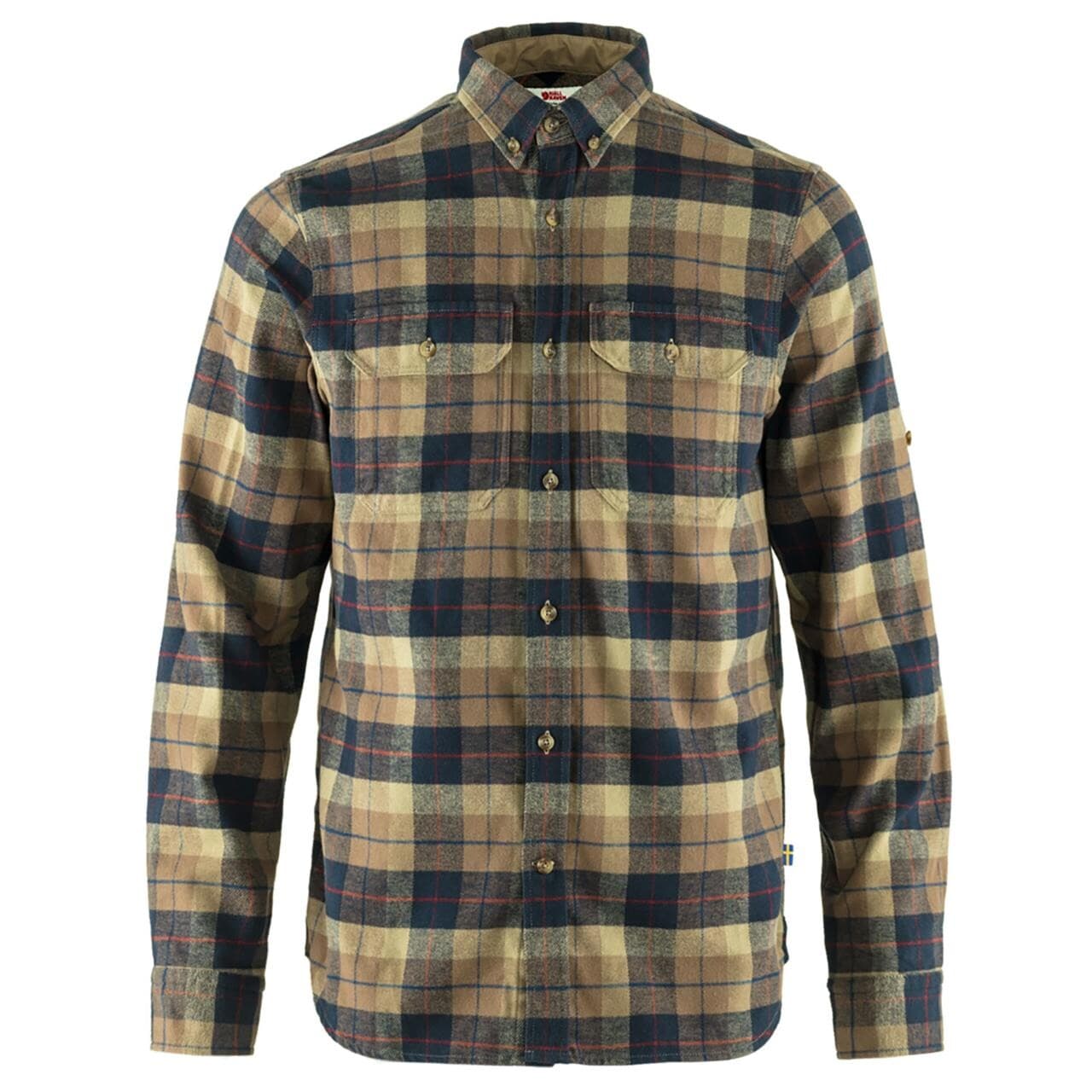 Fjällräven Mens Singi Heavy Flannel Shirt (Brun (DARK SAND/227) XX-large)