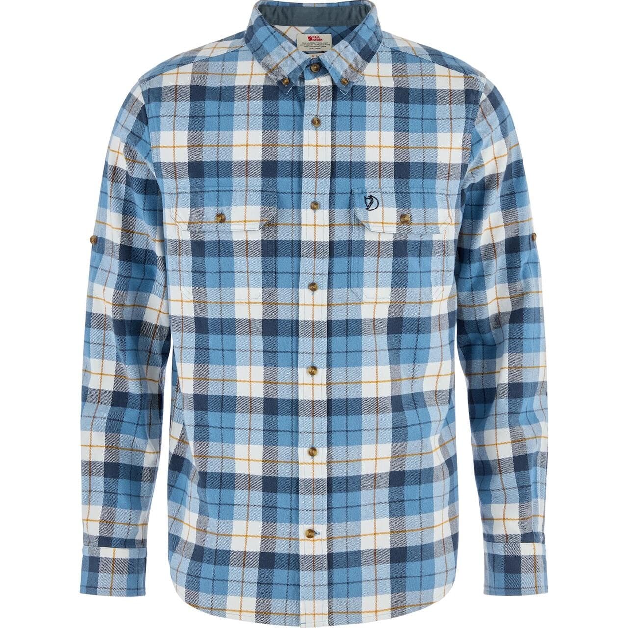 Fjällräven Mens Singi Heavy Flannel Shirt (Blå (DAWN BLUE-EGGSHELL/543-111) XXX-large)
