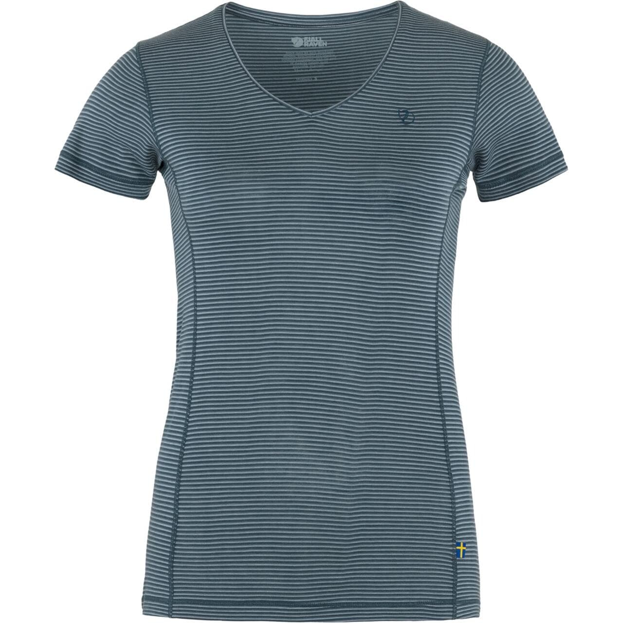 Fjällräven Womens Abisko Cool T-Shirt (Blå (INDIGO BLUE/534) Small)