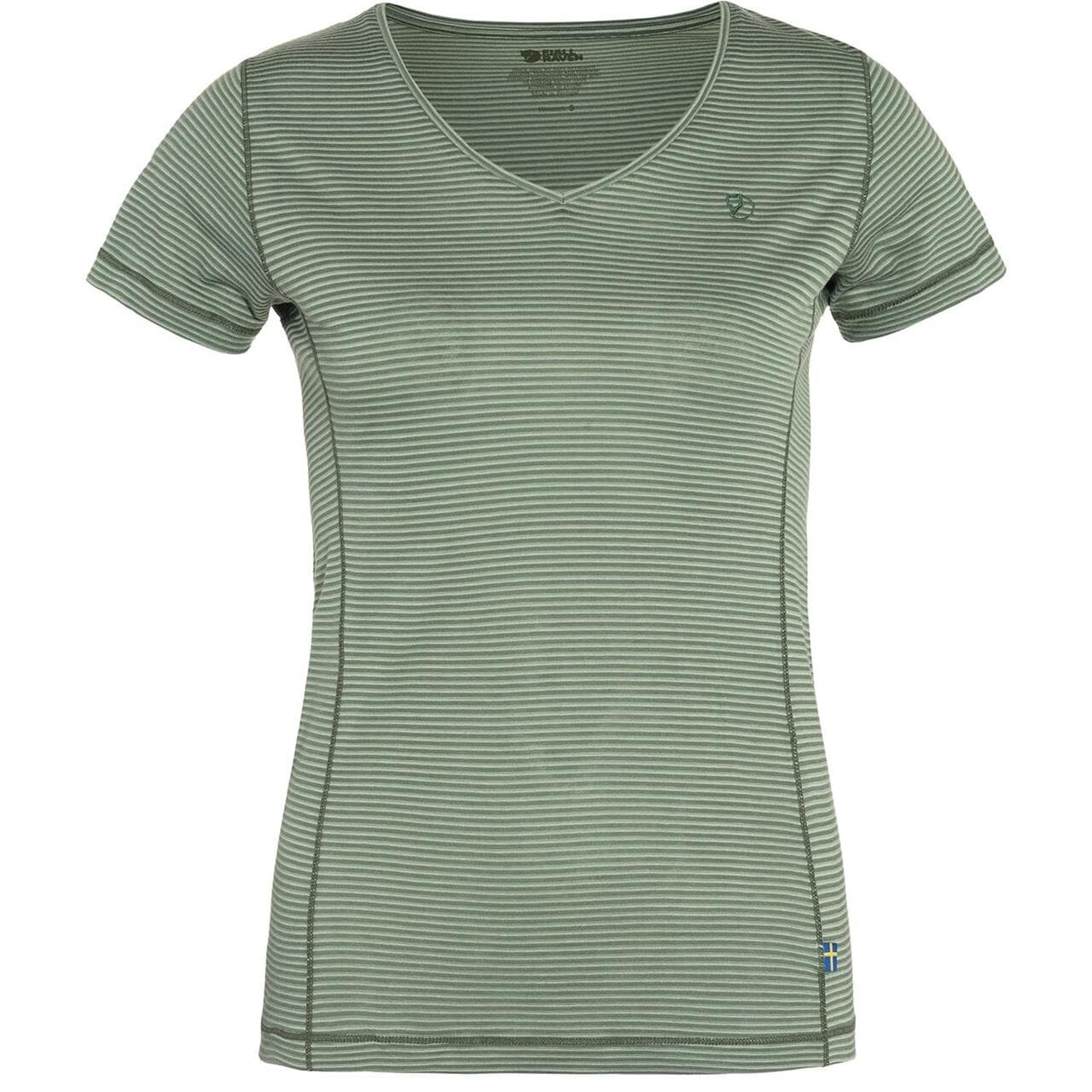 Fjällräven Womens Abisko Cool T-Shirt (Grøn (PATINA GREEN/614) X-large)